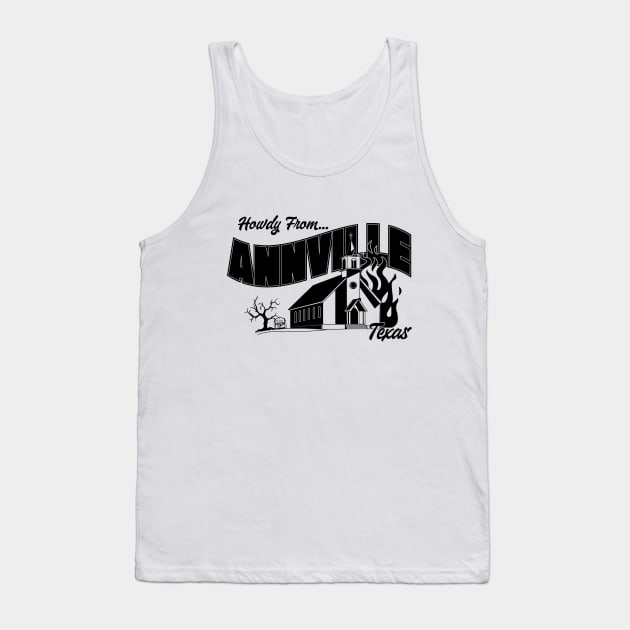 ANNVILLE - PREACHER (BLACK) Tank Top by BBurn_Art